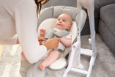 Висока столица со лулашка HIGH CHAIR Swing, 2 во 1, Indigo Black Green