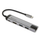 USB C хаб Verbatim 3.1 Gen, повеќепортен, HDMI RJ45 USB, сив