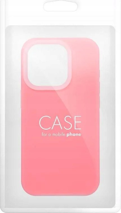 Futera Candy për iPhone 14 Pro, silikoni i butë e fleksibël, me mbrojtje kamere, rozë