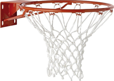 Rrjetë basketbolli Tremblay, poliamid 6 mm, set 2 copë, e bardhë