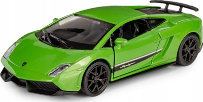Maket metalik Daffi Lamborghini Gallardo LP570-4 RMZ 5, 1:36, me tërheqje, jeshil