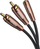 Kabllo audio Ugreen, 3.5 mm në 2RCA, 5 m, e zezë
