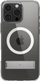 Mbështjellës Spigen Caseology Capella MagSafe Kickstand, për iPhone 16 Pro Max, transparent, i bardhë argjendtë