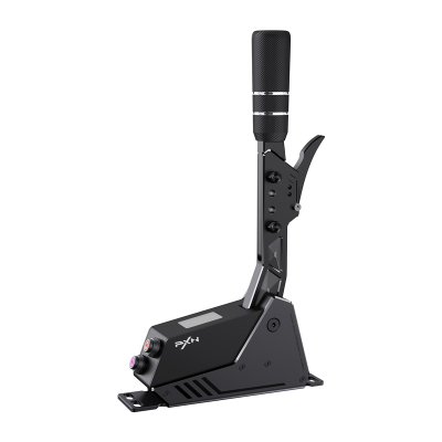 Shifter racing PXN SF-SMG, metalik, për PC, i zi