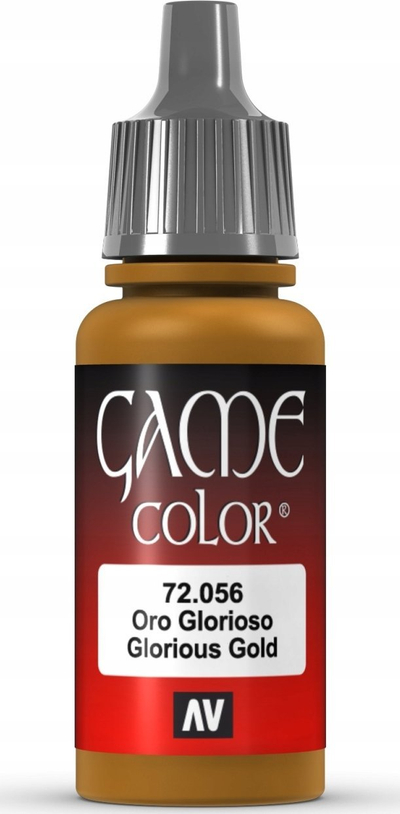 Акрилна боја Vallejo Game Color 72056 Glorious Gold, 17ml, златна металик