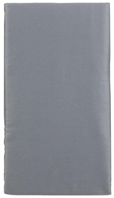 Çarçaf fitted Domoletti Sateen, për krevat tek 90x200x25 cm, pambuk 100%, gri