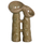 Vazo dekorative Beliani WATERPOPPY, stoneware, 28 cm, jeshile