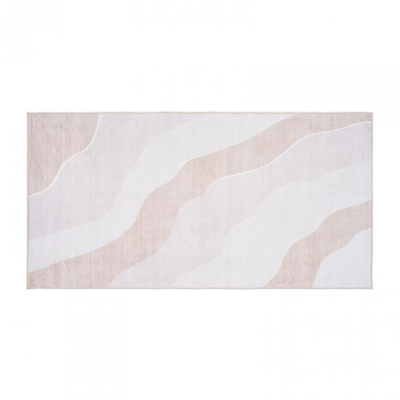 Tapet shtëpie Printed Rug SAND, 70x140cm, poliester, bezhë e hapur