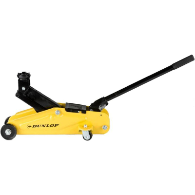 Krik hidraulik për makinë Dunlop, 2 ton, metal, i verdhë