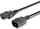 Kabllo rryme Lindy 30332, 3m, IEC 320 C14 në IEC 320 C13, e zezë