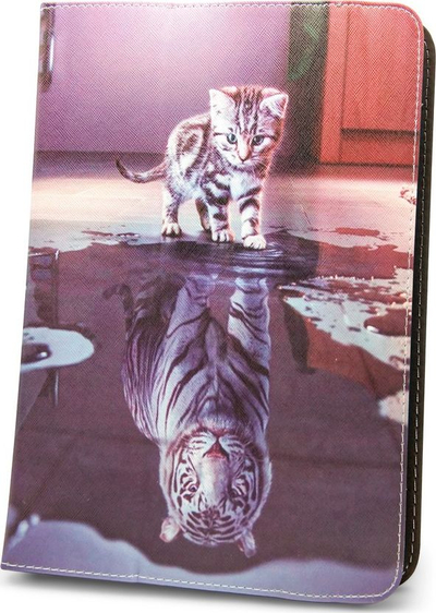 Këllëf universal për tablet Little Tiger, 9-10", poliuretani, shumëngjyrësh