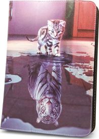 Këllëf universal për tablet Little Tiger, 9-10", poliuretani, shumëngjyrësh