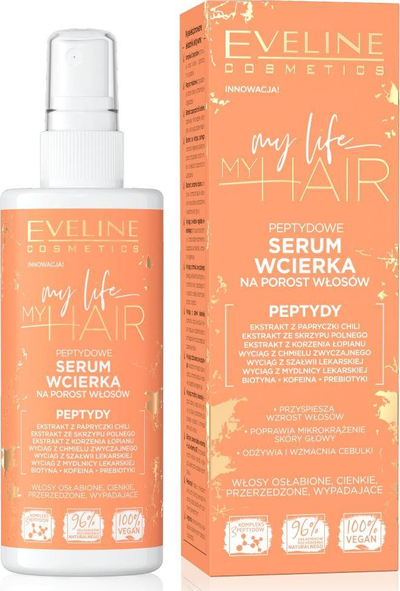 Serum për flokët Eveline Cosmetics My Life My Hair, për me shty rritjen e flokëve, 150 ml