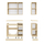 Set kuzhine 120x47x84,8Hcm (HM2465.01)