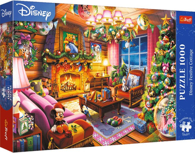 Puzzle Trefl Premium Plus Disney, shtëpia e Krishtlindjeve, 1000 copë