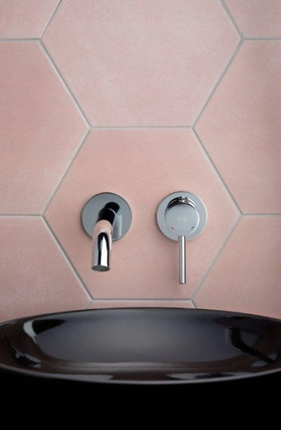 Rubinet lavamani KFA Moza Concealed, montim në mur, krom