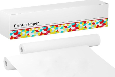 Letër termike Phomemo Thermal Paper, 216mm, set me 2 rrotulla, e bardhë