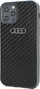 Futrollë telefoni Audi Carbon Fiber, për iPhone 12 12 Pro 6.1", hardcase, e zezë