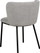 Set karrigesh ngrënieje Beliani Mina, boucle, 2 copë, gri