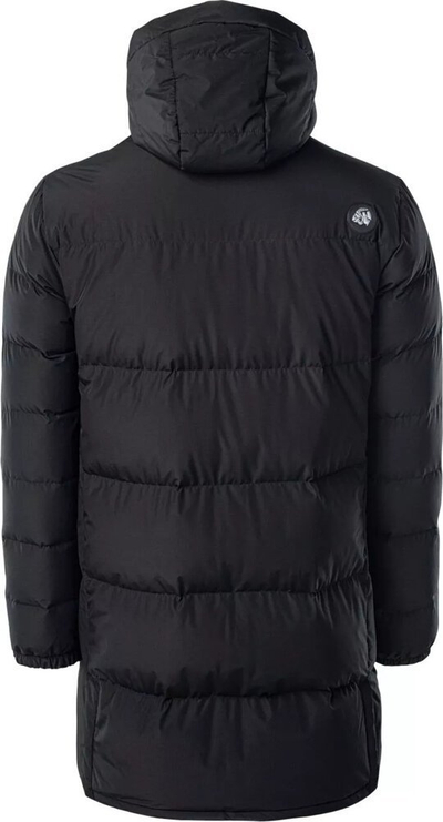 Xhaketë pallto Iguana Tialgo Jacket M, me pupla, e gjatë, e zezë