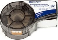 Rrip etiketimi Brady Black on White, 4.26 m, 30.48 mm, i bardhë