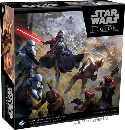 Lojë tavoline Fantasy Flight Games Star Wars Legion Core Set, me strategji, me miniatura, shumëngjyrëshe
