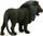 Figurë luani Schleich Black Friday Lion, për koleksion, duke ulëritur, i zi