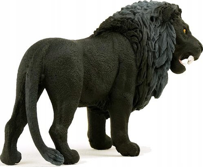Figurë luani Schleich Black Friday Lion, për koleksion, duke ulëritur, i zi
