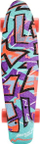 Skateboard Meteor Multicolor Graffiti 22", plastik, shumëngjyrësh