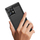 Mbrojtëse telefoni Hurtel Silicone Carbon për Motorola Edge 40 Pro, TPU, efekt karbon, e zezë