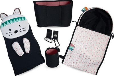 Set mbrojtëse ToTs për karrocë Smart Trike Bunny, shumëngjyrësh