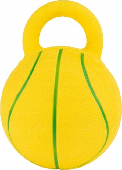 Loje për qen BarryKing, top basketbolli vinyl, 16 cm, me dorezë