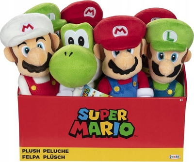 Lodër pelushi Nintendo Super Mario, 22 cm, me shumë ngjyra