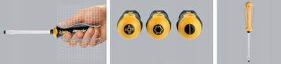 Set kaçavidash Felo Ergonic VDE XL, 10 copë, SL PH PZ TORX, me raft