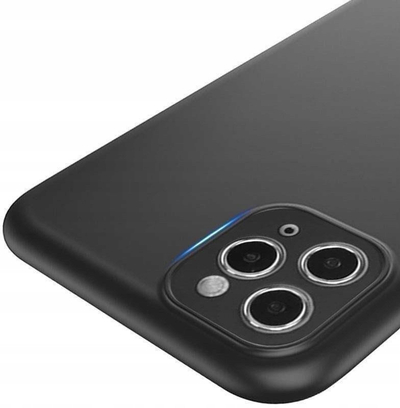 Kapotë telefoni Hurtel për Realme GT Neo 5 dhe GT3, silikon i hollë TPU, e zezë