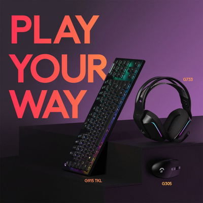 Mayc Logitech G305 LIGHTSPEED, Gaming, RF Wireless, црно