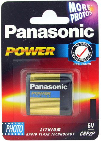 Литиумска батерија Panasonic CR-P2, 850mAh, за фотоапарат