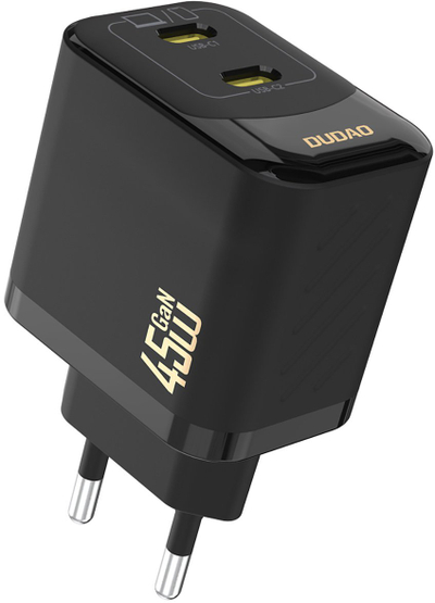 Karikues muri Dudao A28PEU, 45W PD GaN, 2xUSB C, i zi