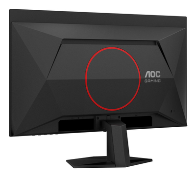 Гејминг монитор AOC G4 Q27G41ZDF, 26.5\", QHD QD OLED, црн со црвена боја
