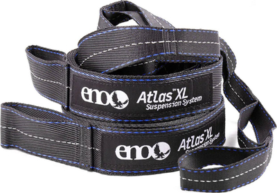 Sistem pezullimi për varëse ENO Atlas Strap XL, gjatësi e zgjeruar, shumë pika fiksimi, i zi