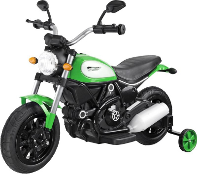 Motor elektrik për kalamaj Street Bob J-PA0235, 6V, me rrota ndihmëse, i kuq