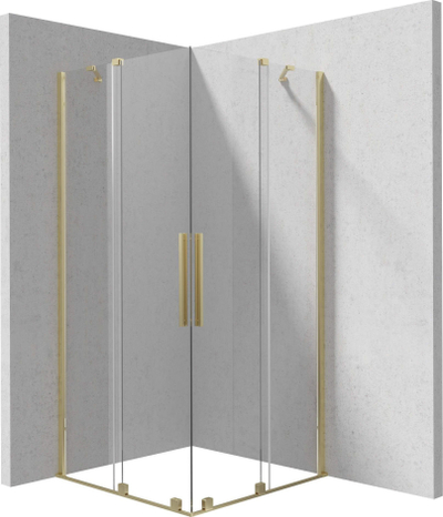 Kabinë dush Deante Square KPNRP09P09, 90x90 cm, xham i tejdukshëm, ar i furçuar