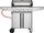Grill me gaz për kopsht Koler Relish V1 Cast Iron Grate, 66 x 40 cm, 4 + 1 ndezës