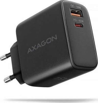 Karikues Axagon ACU-PQ45, 45W, 2 porta USB QC PD, i zi