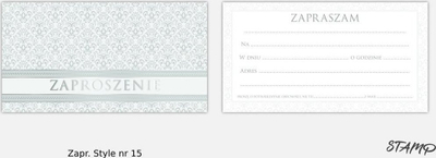 Set ftesash Stamp Style 15, 10 copë, stil klasik, ngjyrë e çelët