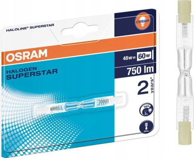 Llambë halogjene Osram Haloline Superstar, 48W, 230V, dritë e bardhë e ngrohtë