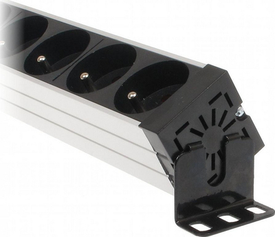 Prizë rryme për rack Delta PD-7K, 19\", 7x CEE 7/5, 1U