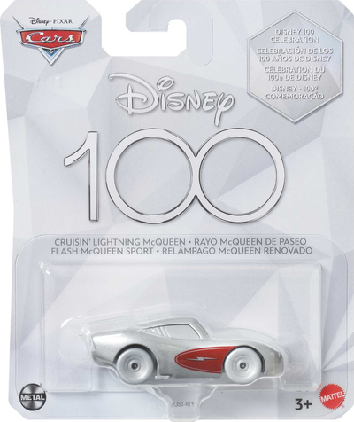 Makina lodër metalike Disney Pixar Cars Lightning McQueen Cruisin, shkalla 1:55, për fëmijë