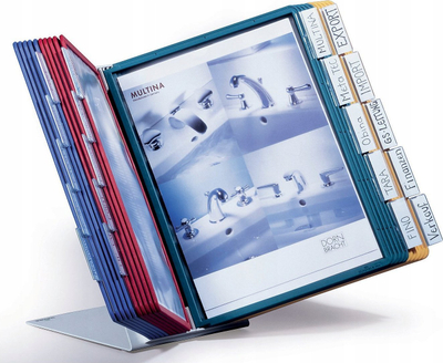 Sistem prezantimi për tavolinë Durable VARIO TABLE 20, A4, 20 fletore, shumëngjyrëshe