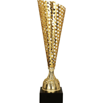 Kupë dekorative Golden 4175C, metal, 35cm, ngjyrë ari